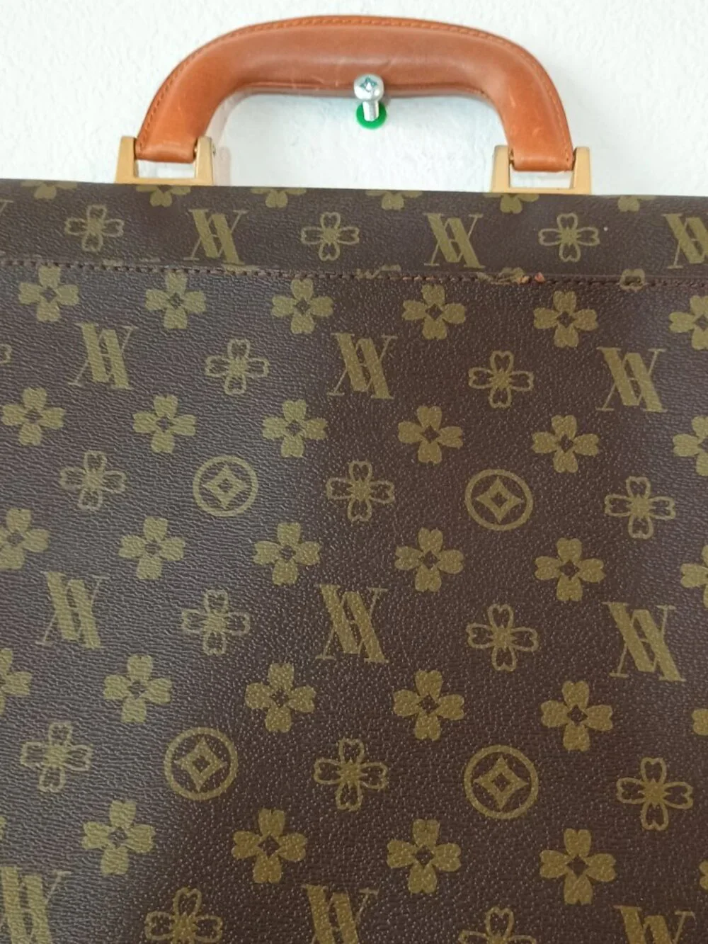 Louis Vuitton Monogram Briefcase Business Bag Portfolio Leather Hard-Sided Docum